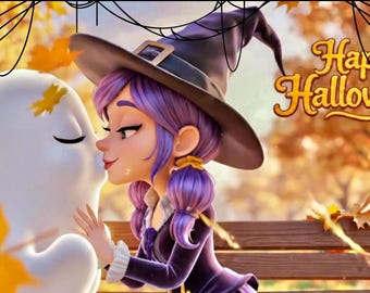 Halloween Kiss e-card