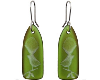 Boucles d'oreilles Fantail en verre