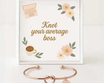 Boss Wertschätzung Armband, personalisierte Anfang Charm Boss Geschenk, Danke-Manager, Ruhestand Geschenk für Boss Frau