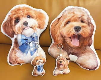 Aangepast huisdierkussen - gepersonaliseerd kussen in de vorm van een hond of kat - huisdierherdenkingskussen - cadeau voor dierenliefhebbers - housewarmingfeest voor vrienden