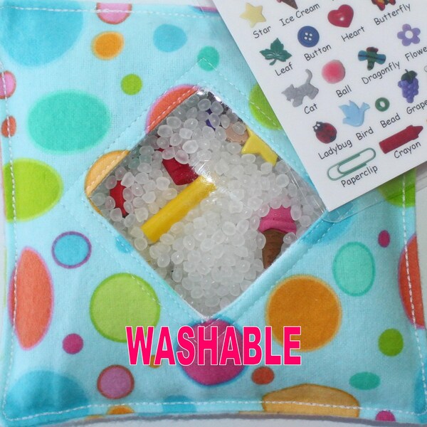 Ich Spy Bag - Pastell-POLKA-DOT-Schatzsuche mit Bildkarte - alle verkauft hilft unsere sportlichen Aktivit&auml;ten zu unterst&uuml;tzen und Sommerlager.