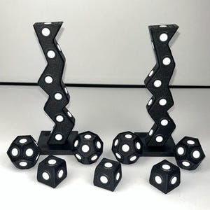 Magnetic Reflective Markers for 3D Scanning – Photogrammetry Dots with Optional Tower Stand – Structured Light Scanner Accessories