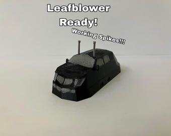 2.5 inch long Dominator 3 Mini Replica 3D Printed | WARNING Small Parts | Working Spikes | Tornado Chasing Model Car |