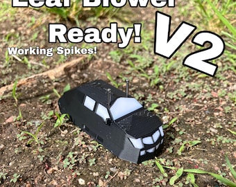 V2 2.5 inch long Dominator 3 |MulitColor printing | Replica 3D Printed | WARNING Small Parts | Working Spikes | Tornado Chasing Model Car
