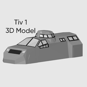 Armored Car 1 3D Model STL & 3MF Files – Tornado Intercept Vehicle – Digital Download