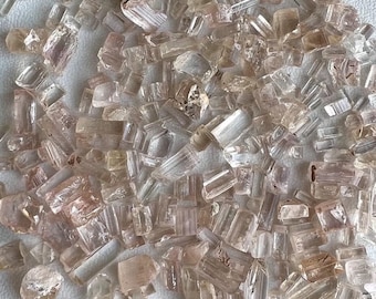 High Quality Raw Pink Imperial Topaz Crystals, Katlang Pakistan