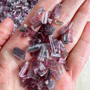 Paprok Tourmaline Pieces, Bicolor Tourmaline Bars from Afghanistan image 2