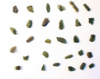 Authentic Moldavite Stones – Individually Selected Czech Specimens by Weight for Jewelry, Ritual, or Collection