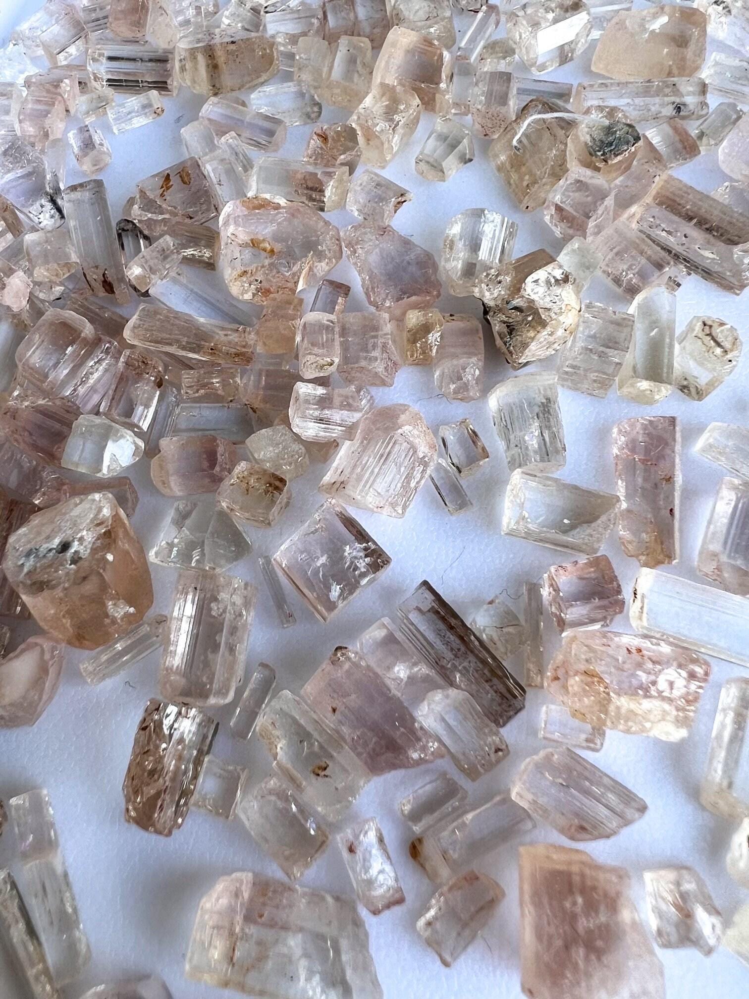 高品質ピンクインペリアルトパーズ原石、カトラン（パキスタン