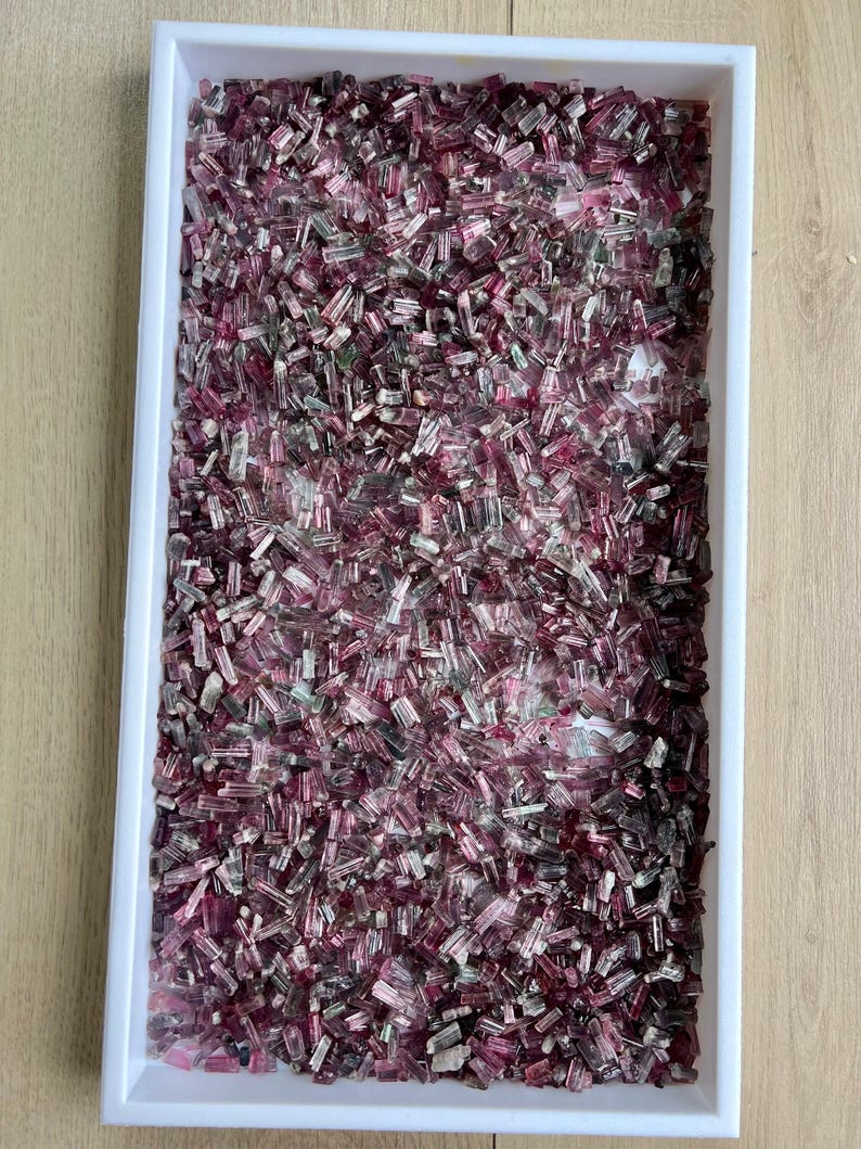 Paprok Tourmaline Pieces, Bicolor Tourmaline Bars from Afghanistan image 4