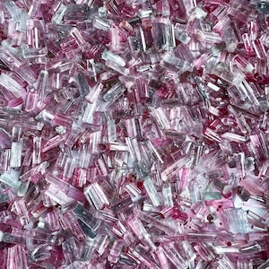 Paprok Tourmaline Pieces, Bicolor Tourmaline Bars from Afghanistan image 3