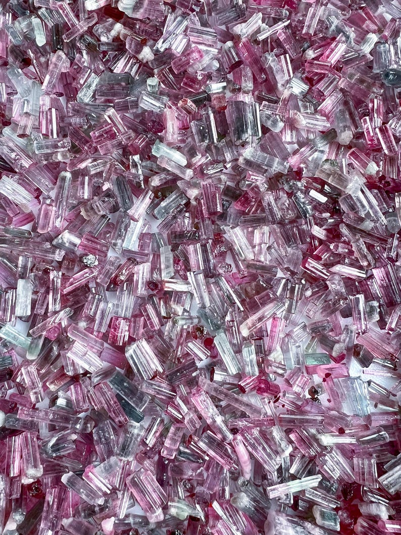 Paprok Tourmaline Pieces, Bicolor Tourmaline Bars from Afghanistan image 3