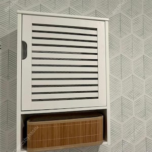 Wooden Wall Mounted Medicine cabinet With Adjustable Shelf | Bathroom Cabinet | Medicine Storage | Bathroom Organizer | Bathroom Storage