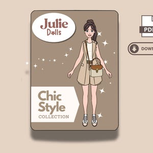 Chic Style Paperdolls| Dress-Up Dolls| DIY Paperdolls