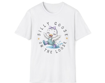 Silly Goose Graphic Tee: Unisex Cotton T-Shirt