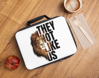 Bold Lion Insulated Lunch Bag: School, Work, Picnic Tote