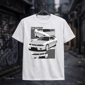 Nissan Skyline R33 Shirt, R33 GTR Tee, JDM Skyline T-Shirt, 90s Japanese Sports Car