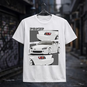 Koszulka Honda S2000, koszulka JDM Roadster, koszulka AP1 AP2 S2K, japońska odzież uliczna z motywem samochodów sportowych