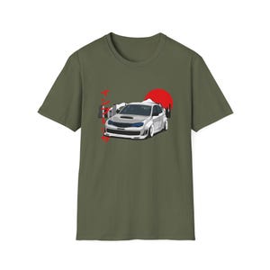 subaru impreza hatch t-shirt | wrx sti turbo awd graphic tee | jdm rally car shirt | japanese hot hatch streetwear gift