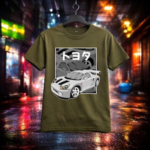 Toyota MRS | JDM Mid Engine Roadster T-Shirt | Sports Car Tee | Convertible Street Car Shirt | Car Enthusiast Gift | Comic JDM Design