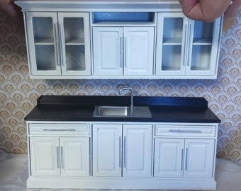 Miniature dollhouse kitchen 1:12