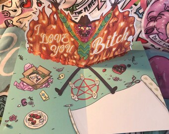 I LOVE YOU BITCH! Love Card - 5"x8"