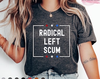ラディカルレフト・スカムTシャツ | 政治的ステートメントシャツ
