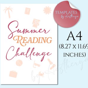 Summer Reading Challenge for Kids – Printable Reading Log, Bingo Game, Reward Coupons + Bonus Gift