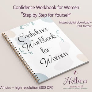 Manual de confianza para mujeres (PDF): Diario de autodescubrimiento, objetivos SMART, reto de 30 días y tarjetas de afirmación