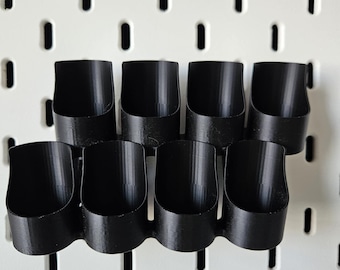 interlocking Dropper bottle holder for ikea skadis a 25mm/18ml bottle and under.