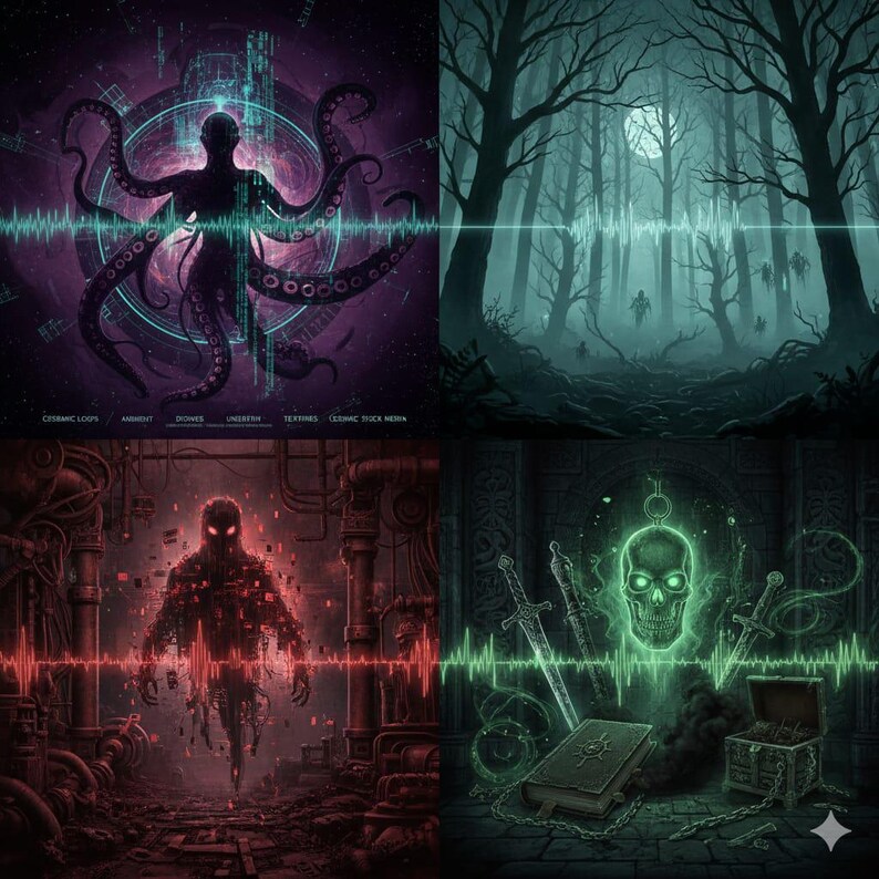 Spooky Audio Clips 500+ Ghost Loops SFX Pack | Haunted Horror Sound Effects | Cinematic ...