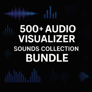 Collection de plus de 500 visualiseurs audio | Visualisation musicale personnalisée pour Spotify, YouTube et effets sonores d'artistes