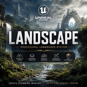 Unreal Engine Landscape Brushes Pack | UE4.27 & UE5.0-5.7 Terrain Sculpting Brushes | Organic, Grunge, Splatter, Feathering Textures