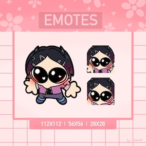Clove Valorant Emotes, Discord Emotes, Valorant Emotes, Streaming Emote, Valorant Agent Clove Emote, Twitch Discord Youtube emote