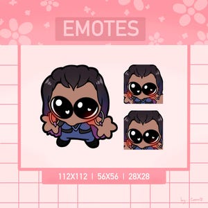 Reyna Valorant-emote: streaming/Discord/Youtube Vtuber-emote (digitale download)