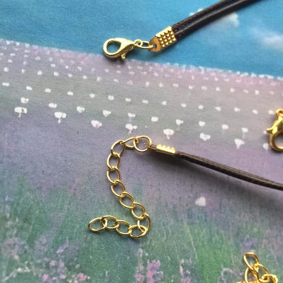 Jewelry Making Leather Necklace Kit 24 Meters Leather Cords Mm