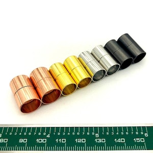 20sets 3mm-15mm hole bright gold/white k silver/rose gold/gunmetal jewelry clasps/cords clasps/magnetic clasps charms findings