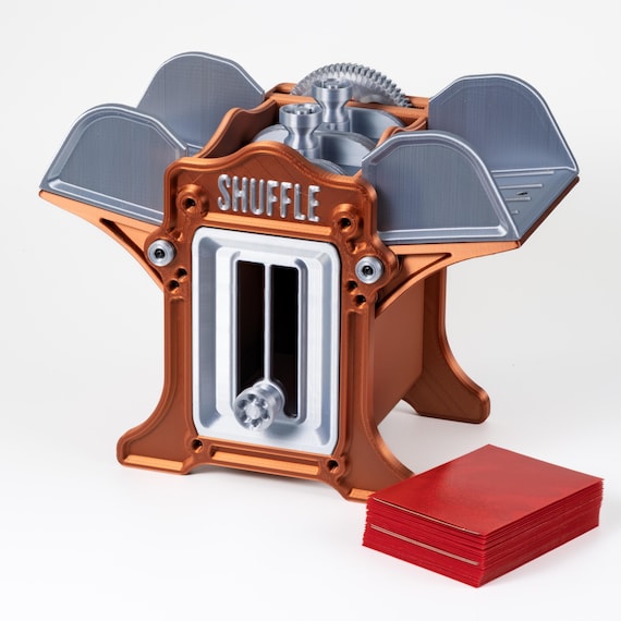 Retro Mechanical Card Shuffler 3D Printed for Tarot, Oracle & MTG Sleeved Cards, Personalized Gift - Etsy UK Retro Mechanical Card Shuffler 3D Printed for Tarot, Oracle & MTG Sleeved Cards, Personalized Gift - Etsy UK