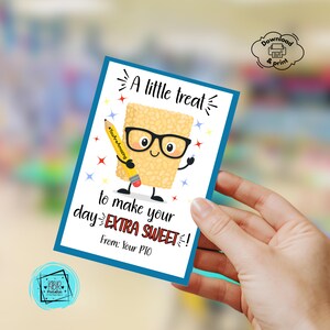 Teacher Gift Back to School Printable From PTO Treat Tag Meet the ...