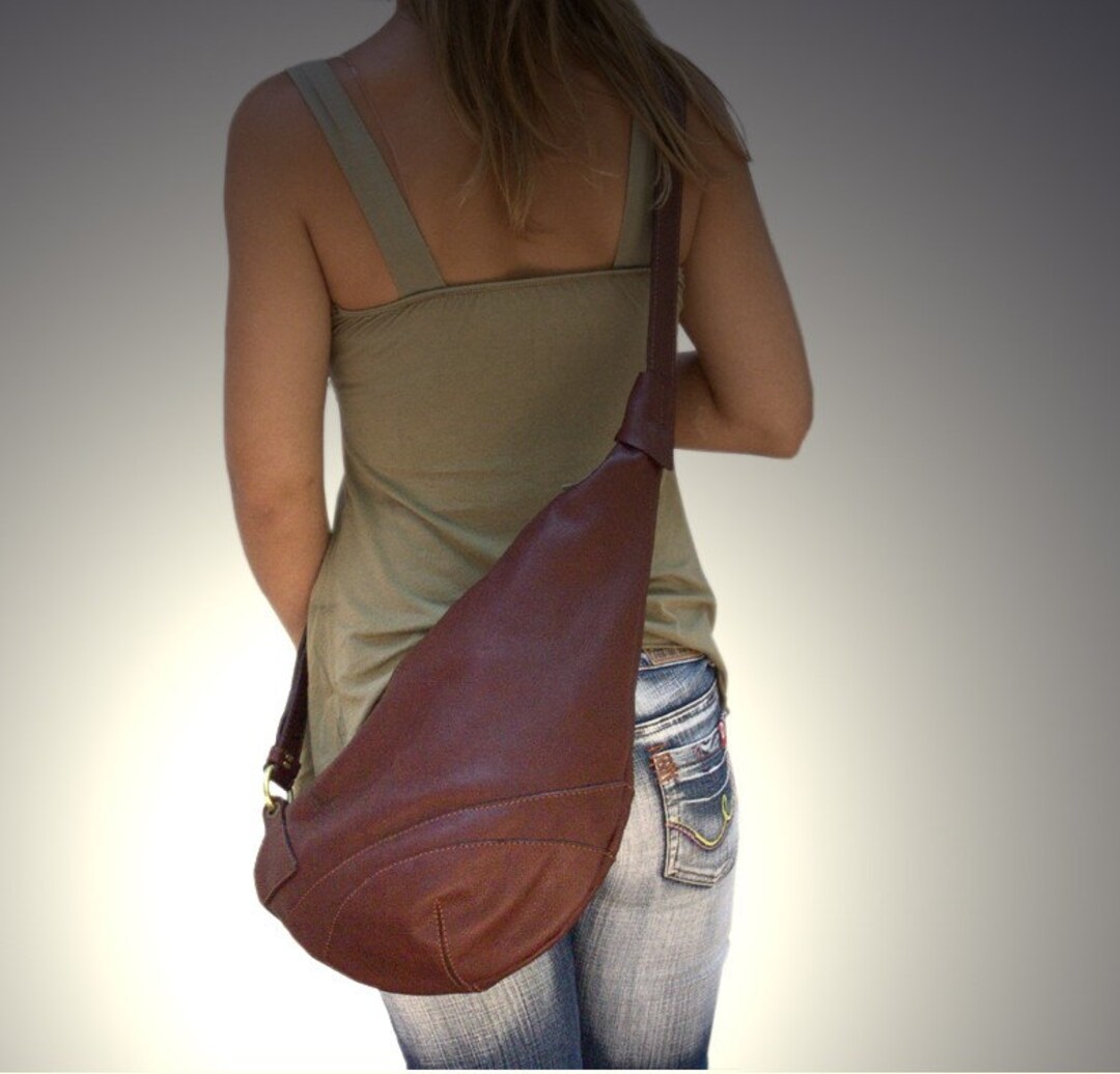 Wooden Beads Hand Embroidered Crossbody Sling Bag For Women