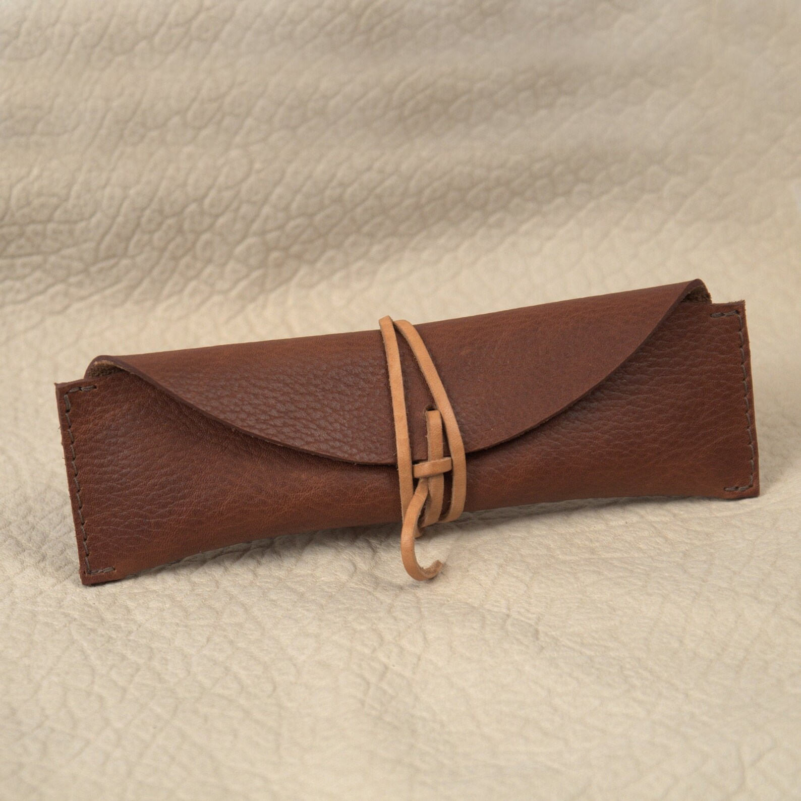 Handmade Leather Case for Reading Etsy