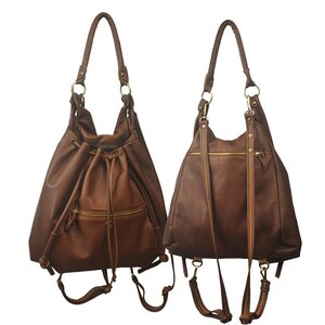 Handmade Leather Shoulder Bag Backpack Messenger Named - Etsy Australia