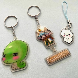 Hand-made Custom Maplestory Keychain Charms