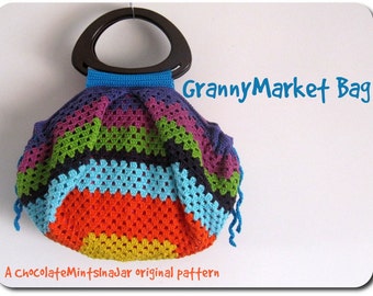 Granny Market Bag Instant Download