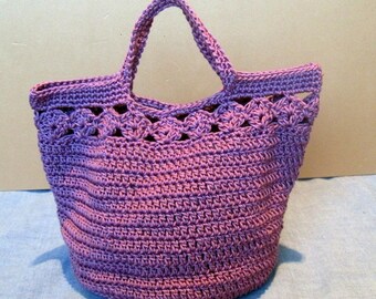 Crochet Bag (Pretty Peekaboos) Instant Digital Download