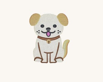Dog child embroidery file, machine embroidery, embroidery pattern, digital embroidery file for download