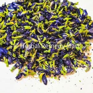 Butterfly Pea Flowers Herbal Tea | Dried Clitoria Ternatea Pure Natural Organic Herbal Blue Tea