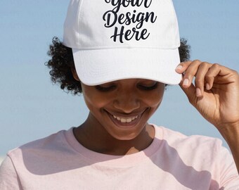 Dad Cap Mockup, Classic Dad Hat Mock up, Cap Mockup Template, Store Graphics, 1 JPG File, Digital Download