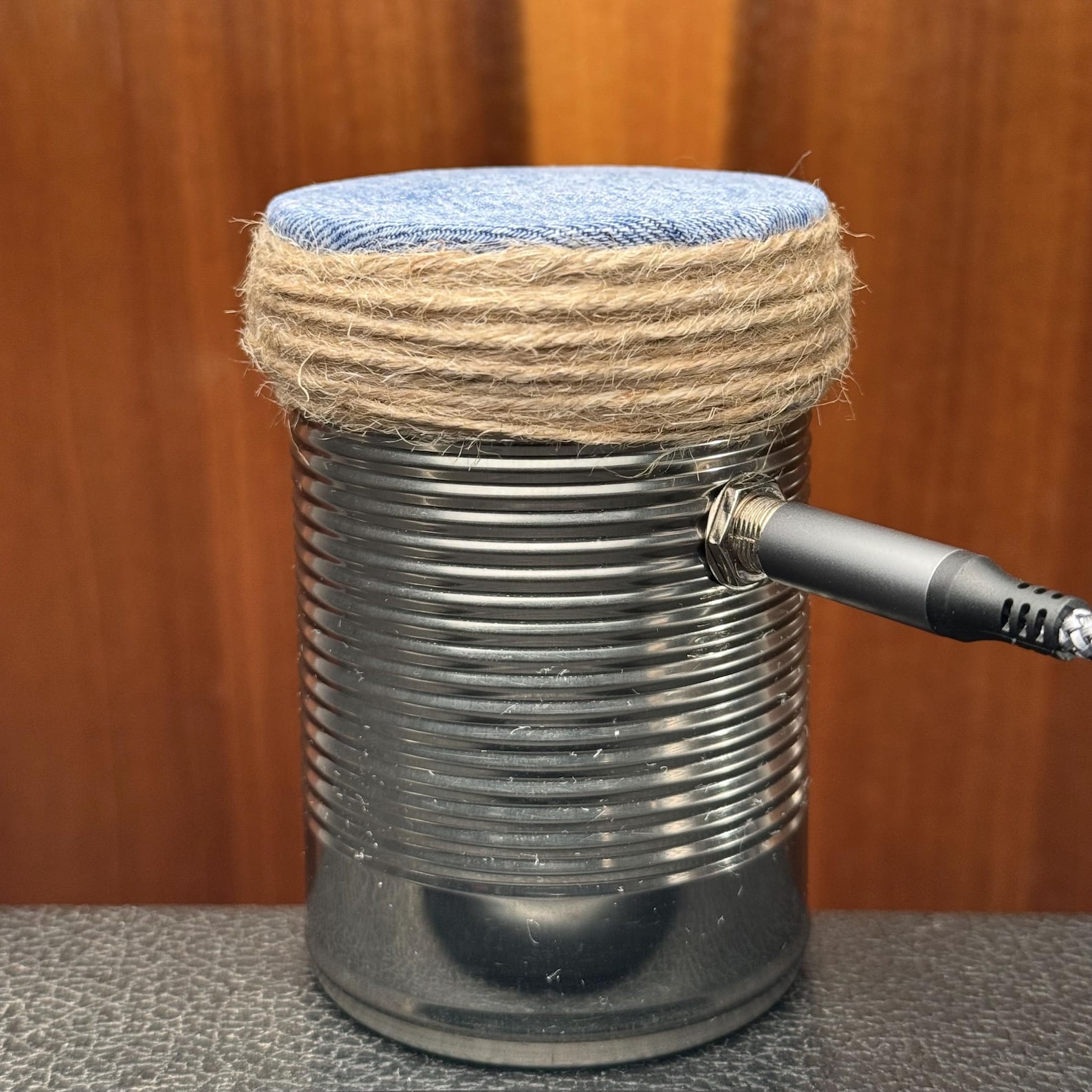 Original Lo-fi Tin Can Microphone — Vintage Tone, Handmade in Texas (no ...