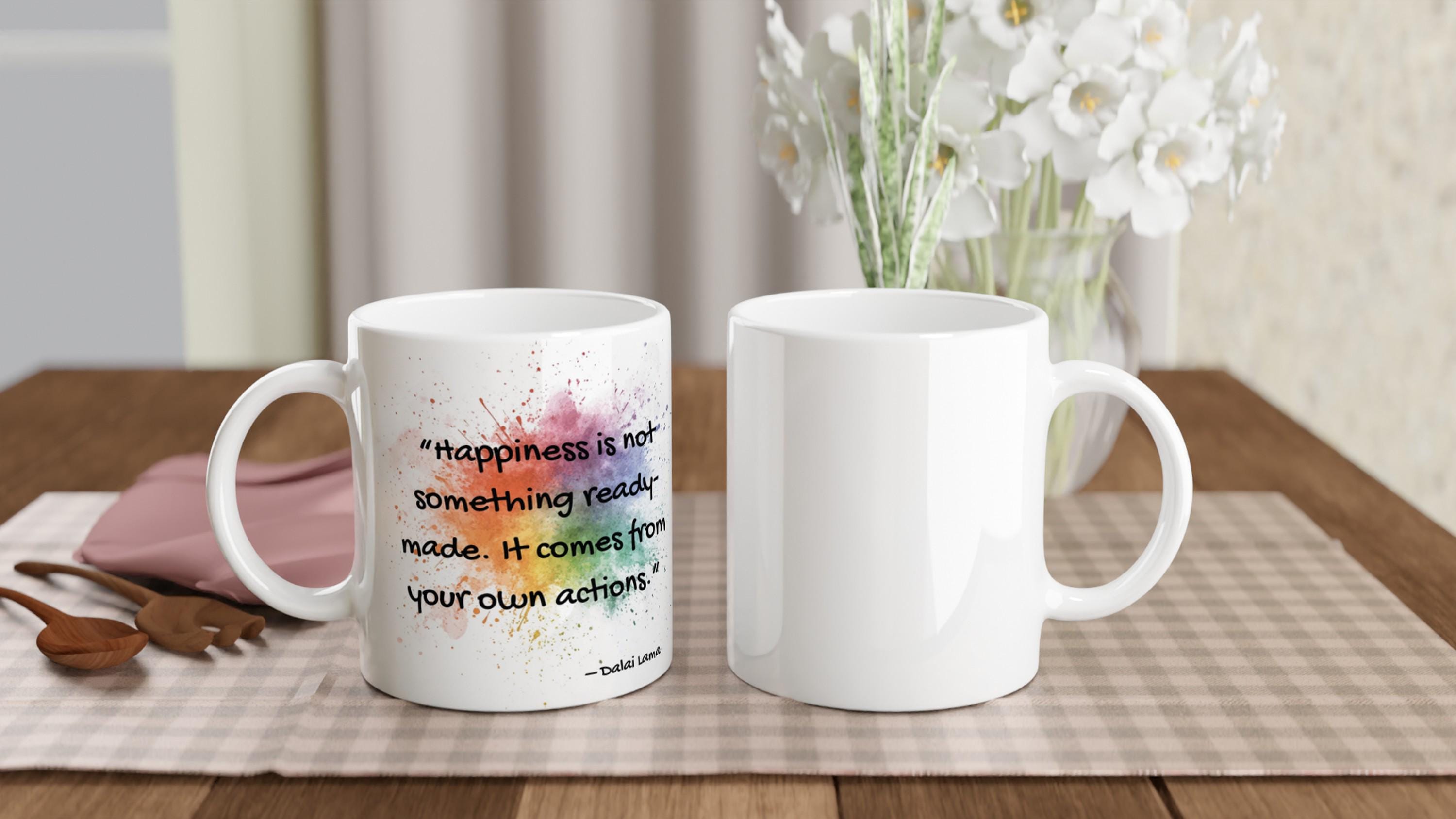 Tazza con citazione ispiratrice, tazza da caffè con affermazione positiva, frasi motivazionali e grafica carina, idea regalo - Italia